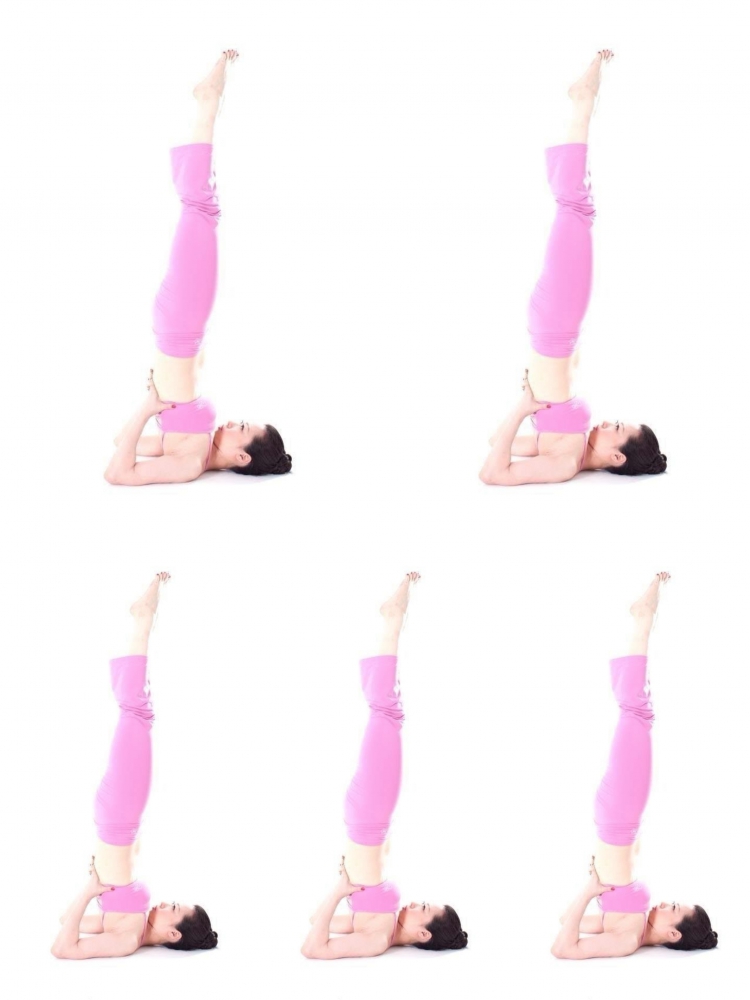 台中瑜伽吳櫻芝老師，體位法照片