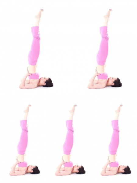 台中瑜伽吳櫻芝老師，體位法照片